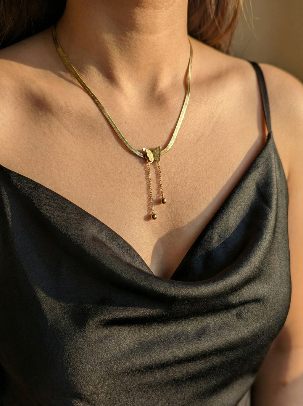 Butterfly Pendant chain