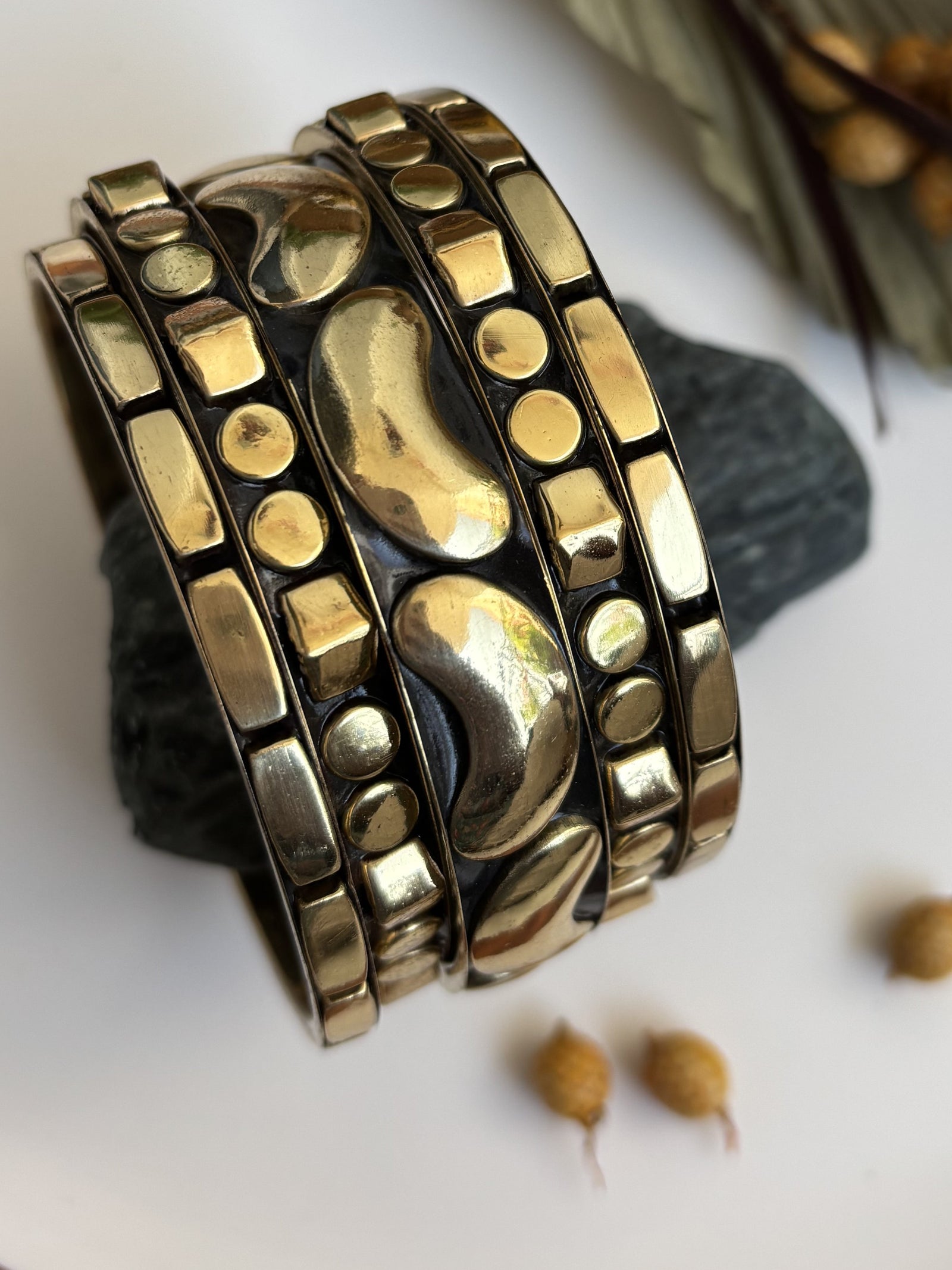 Brass Bangle Set