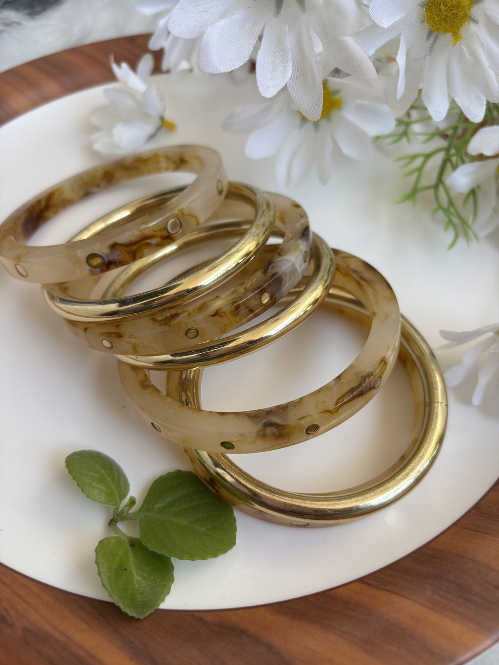 Resin Bangles Set