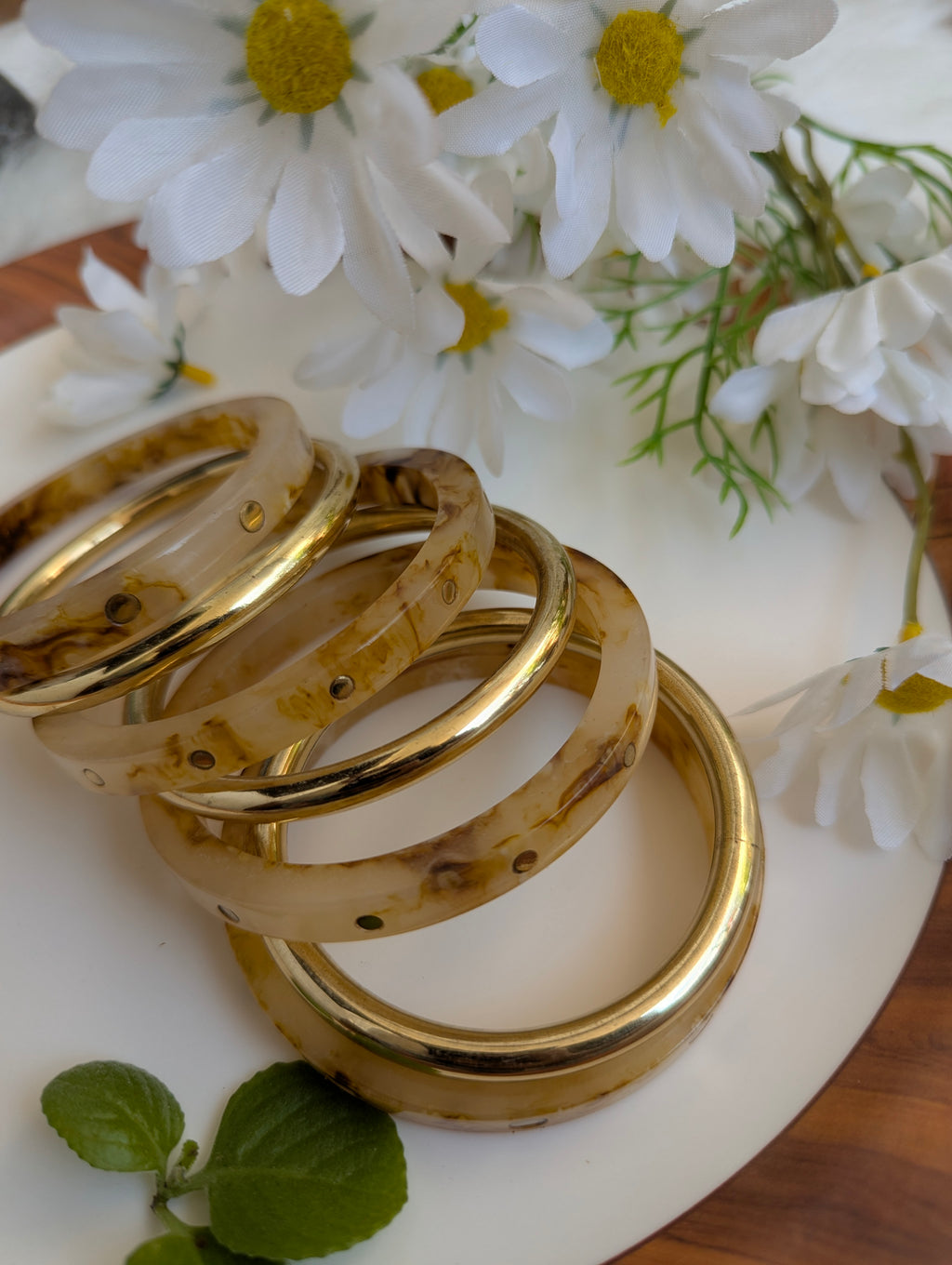 Resin Bangles Set