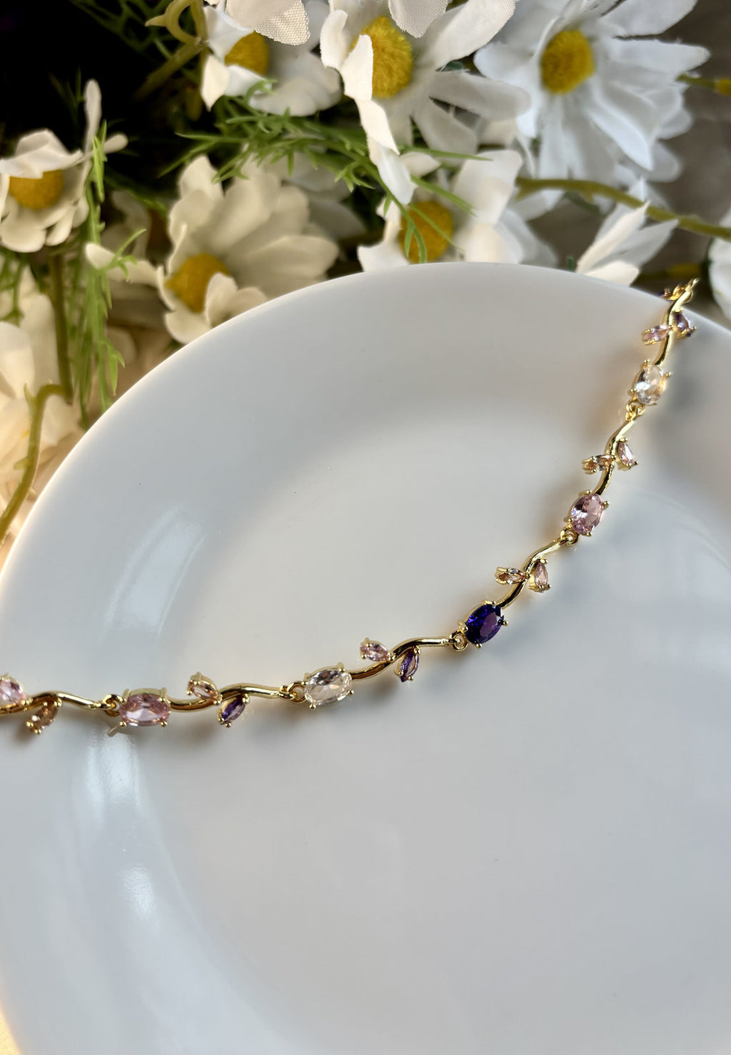 Tulip Bracelet - Pink & Purple