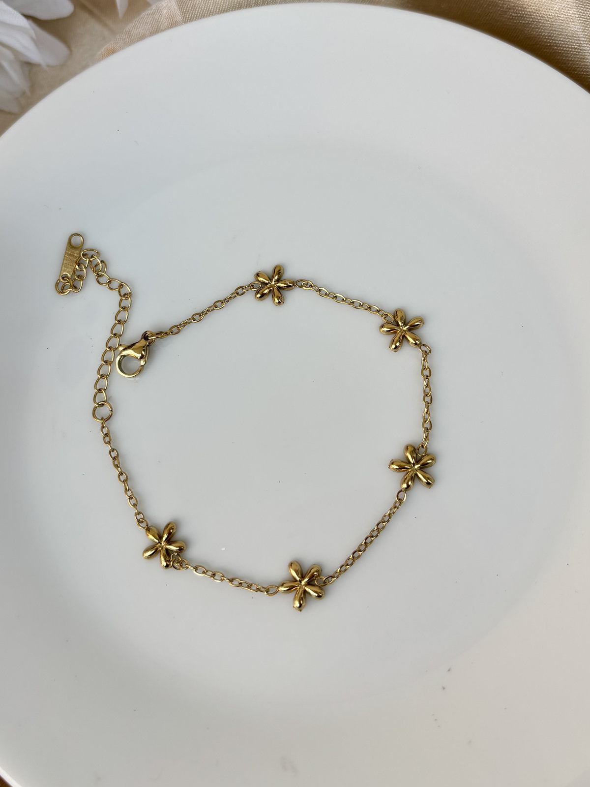 Golden Petal Bracelet