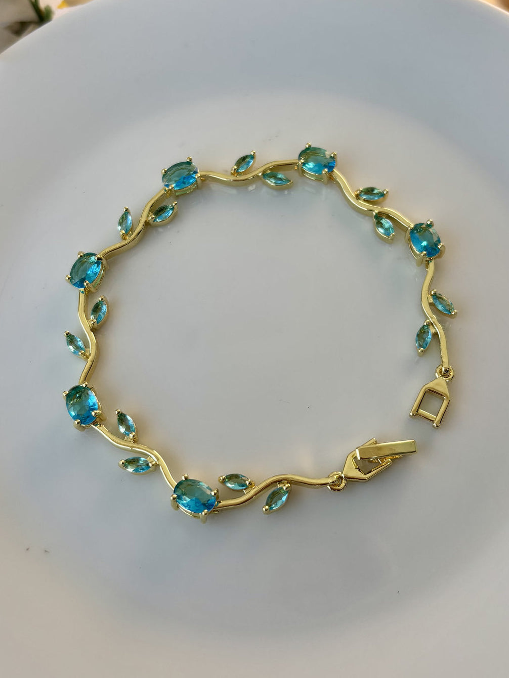Tulip Bracelet - Blue