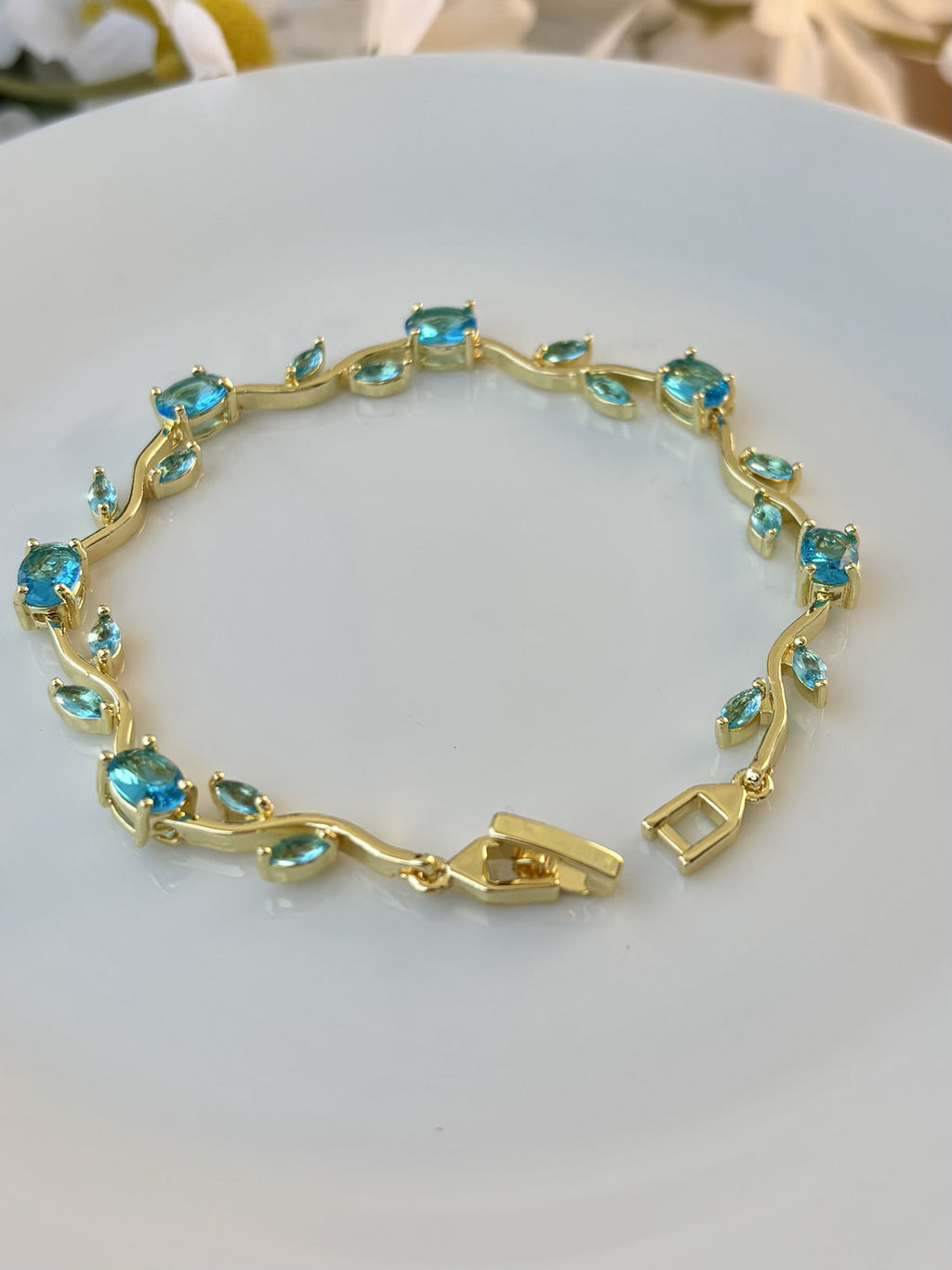 Tulip Bracelet - Blue