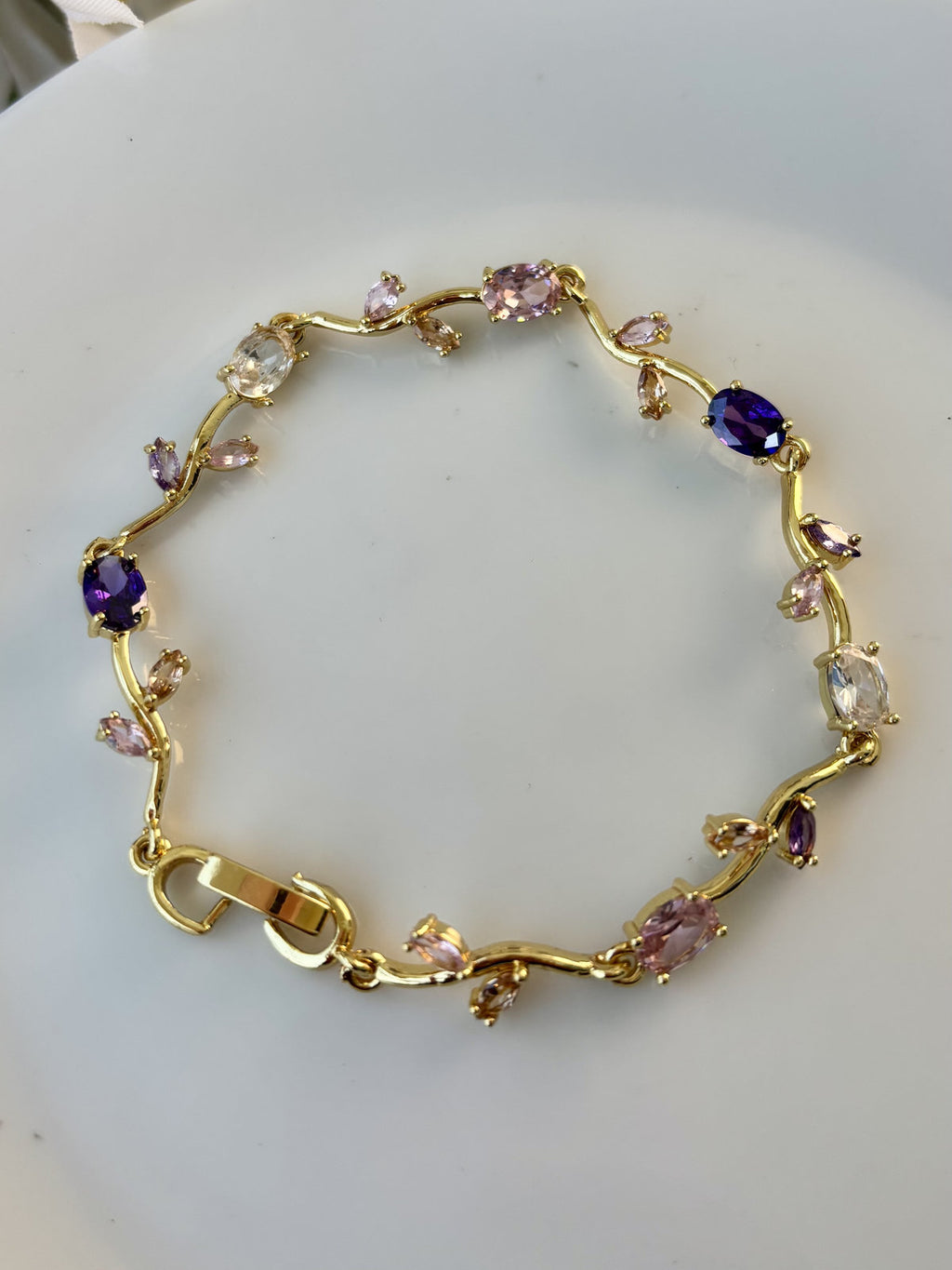 Tulip Bracelet - Pink & Purple