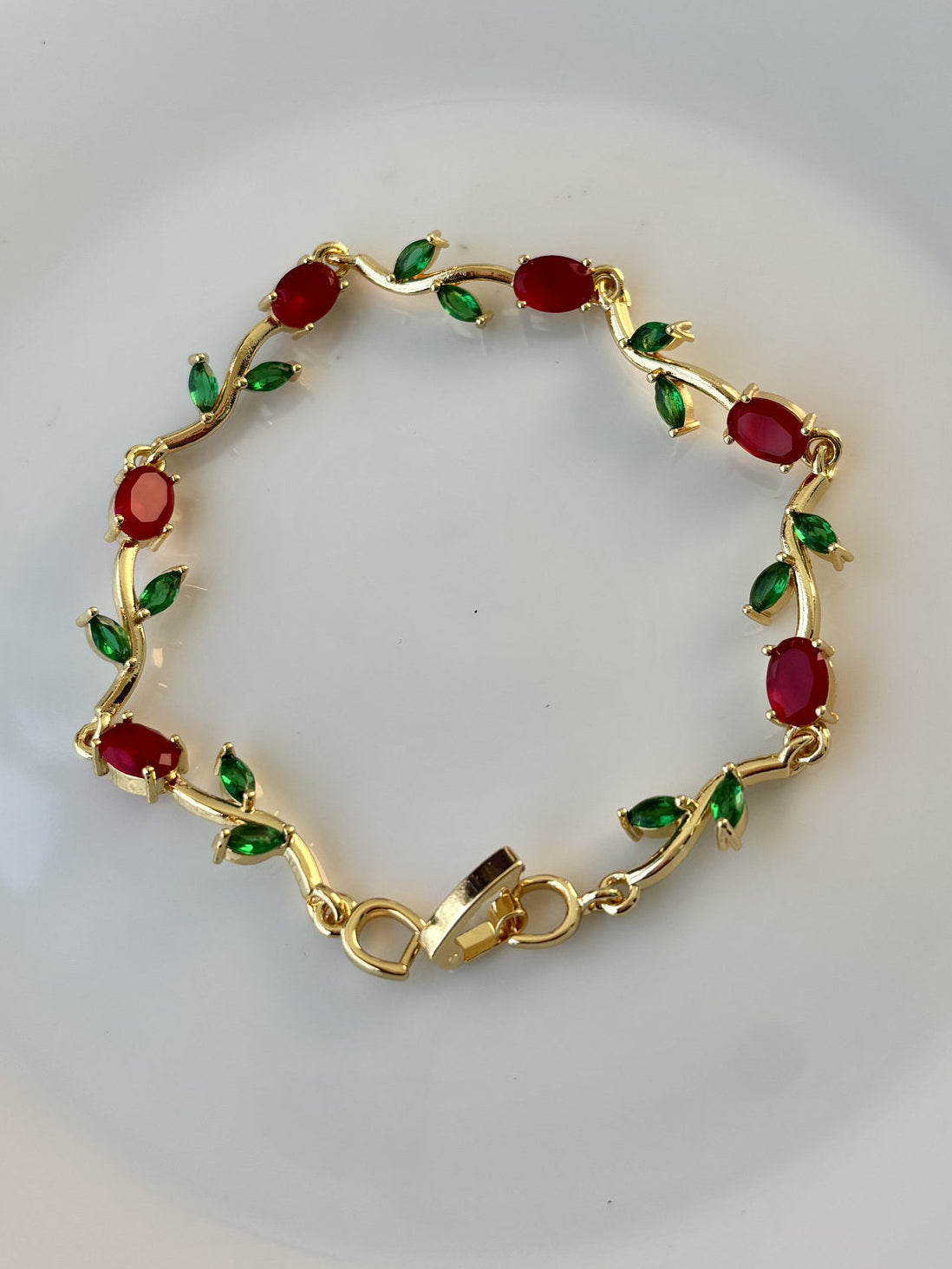 Tulip Bracelet - Red