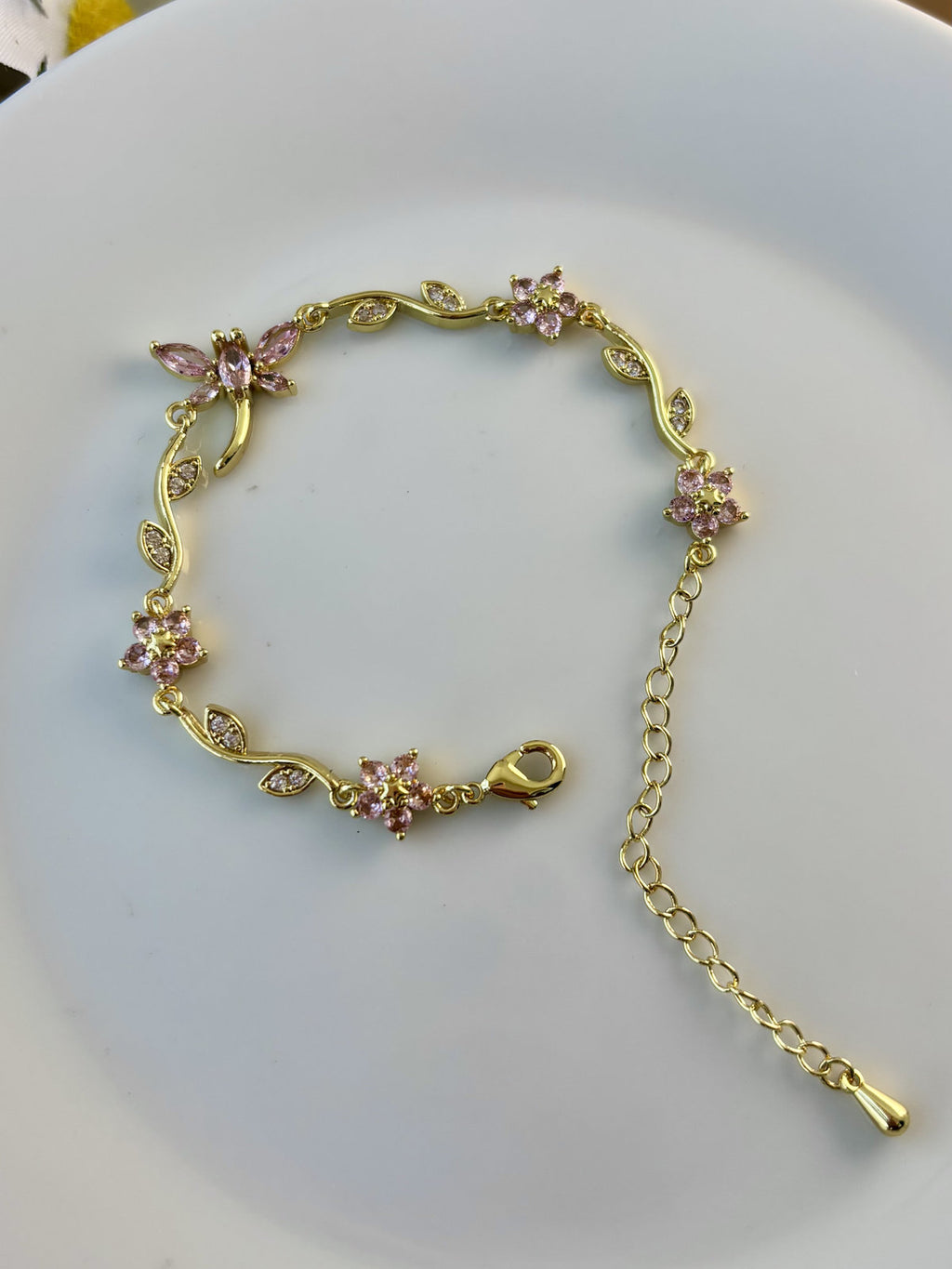 Dragonfly Bracelet - Pink
