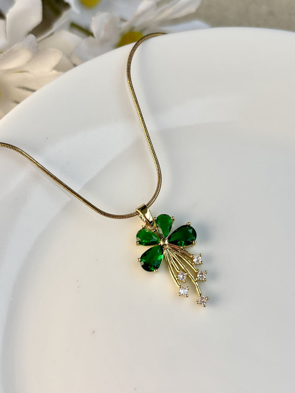 Emerald Whisper Necklace
