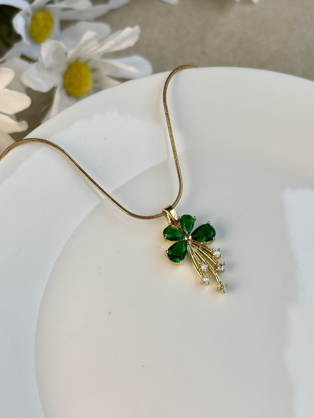 Emerald Whisper Necklace