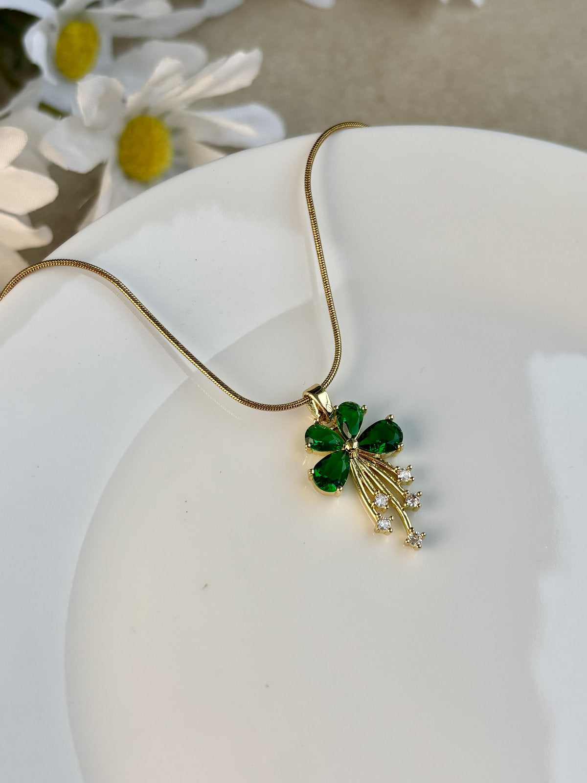 Emerald Whisper Necklace