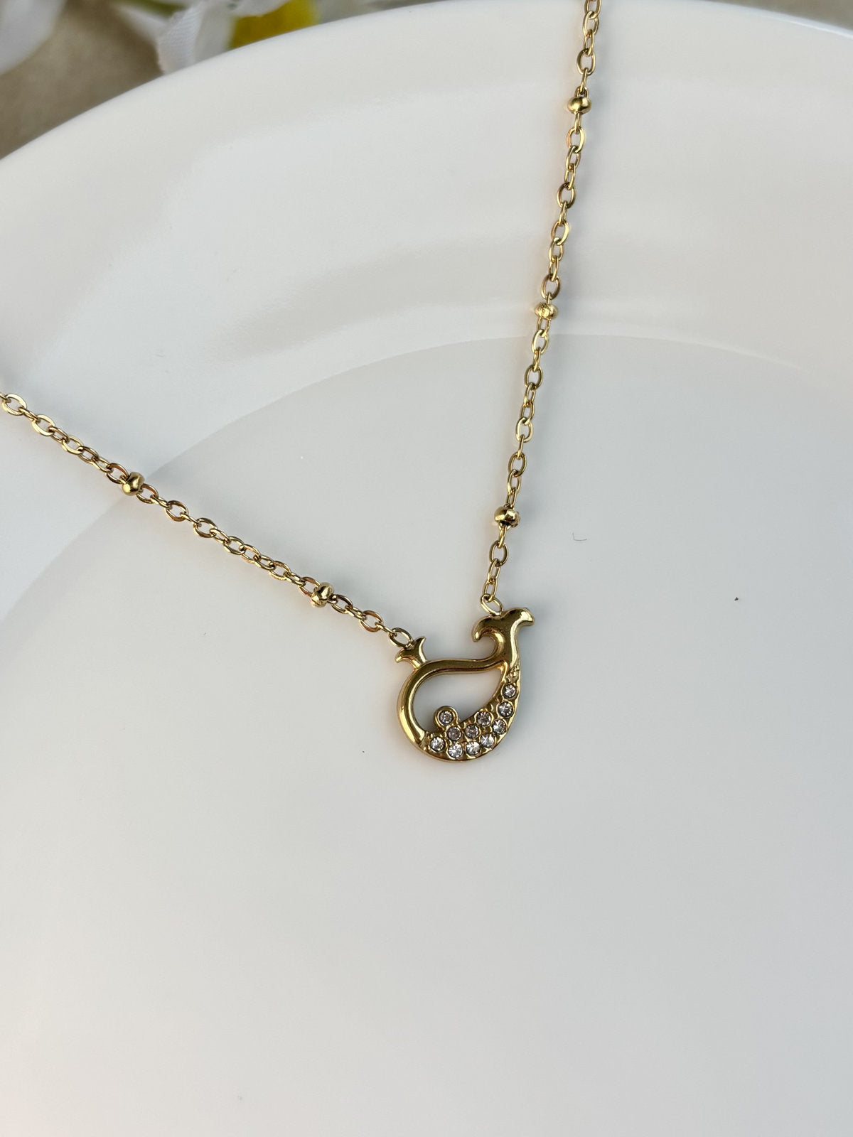 Azure Whale Necklace