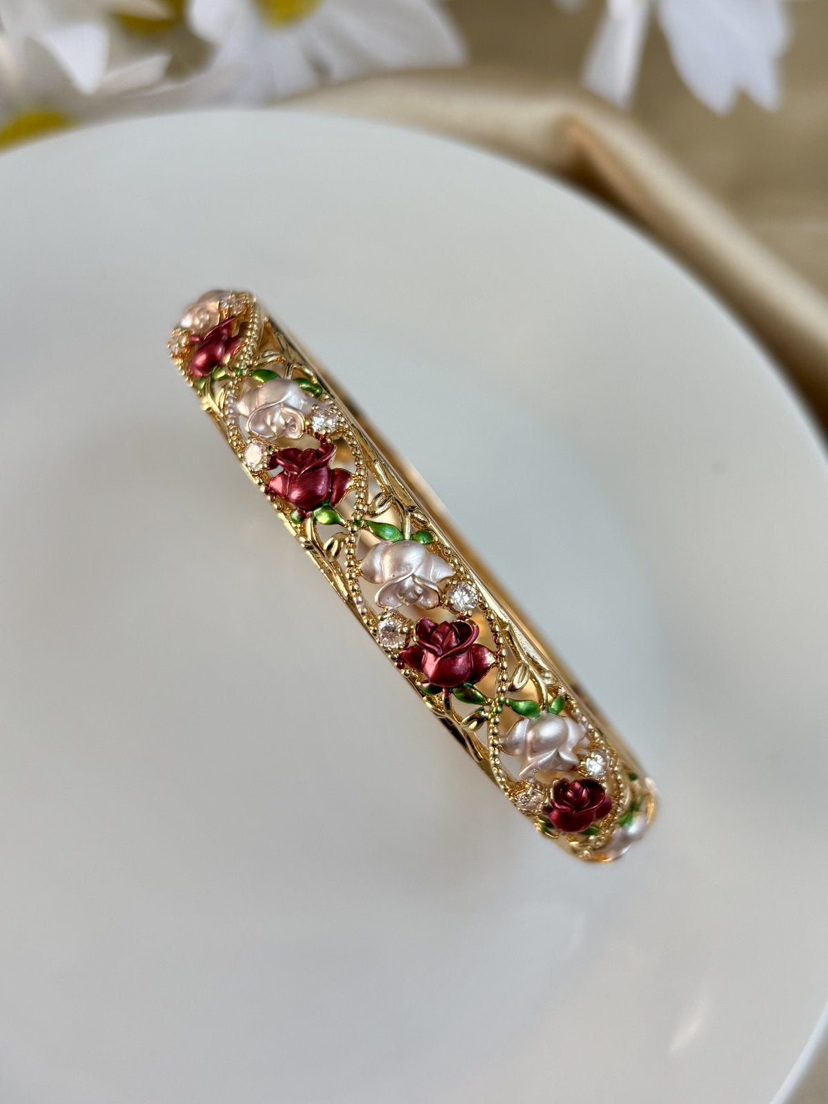 Regal Rosette - Maroon