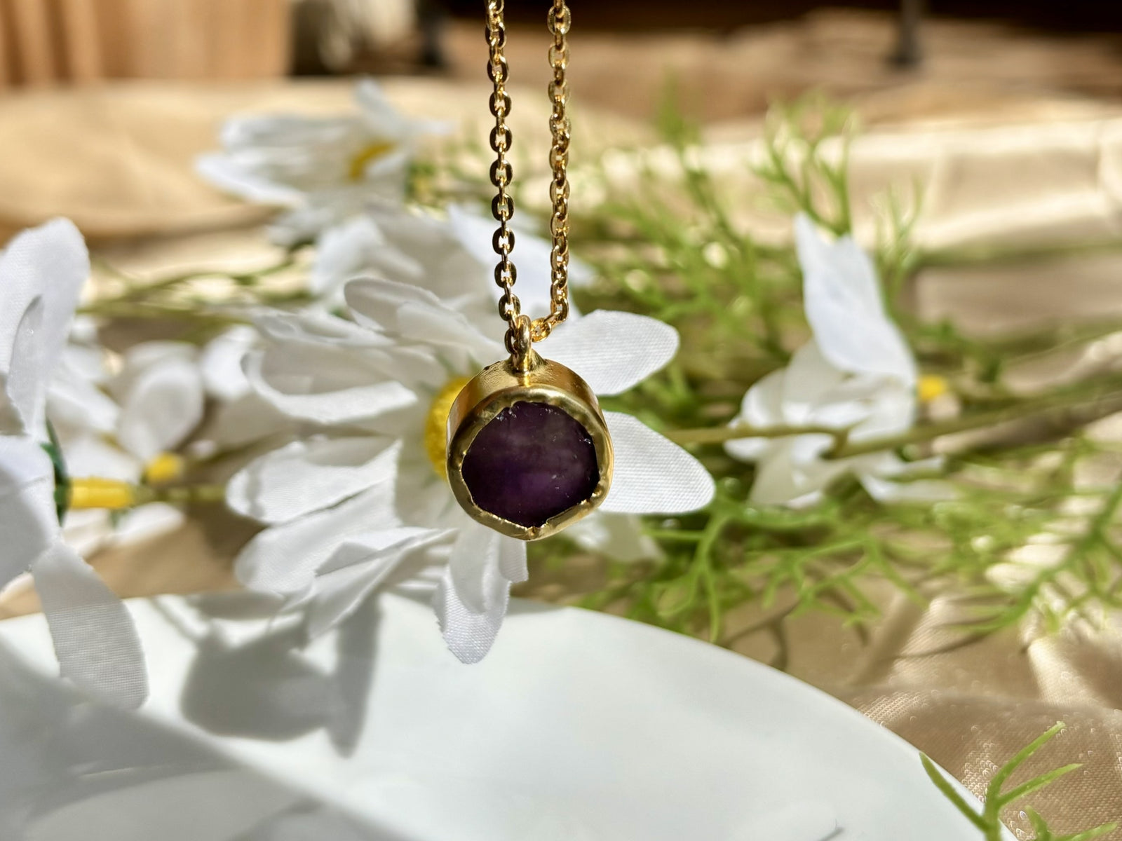 Twilight Gaze - Dark Purple Pendant