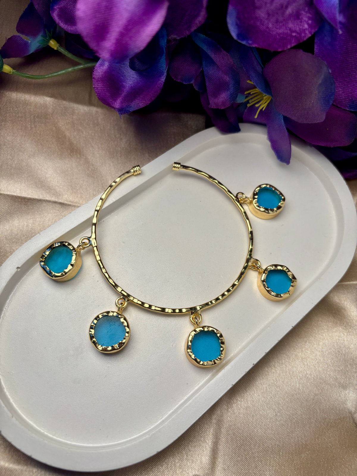 Aqua Pentastone Dangler Kada