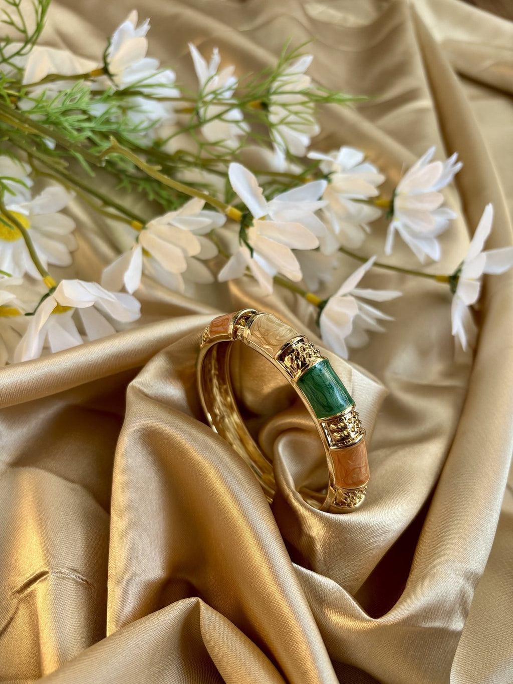 Tricolor Enamel Kada