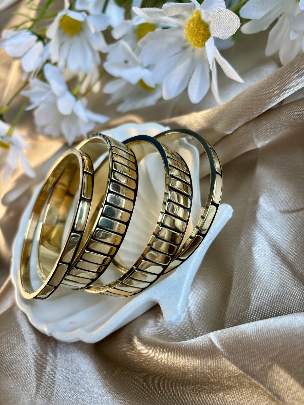 Brass Bangle Set