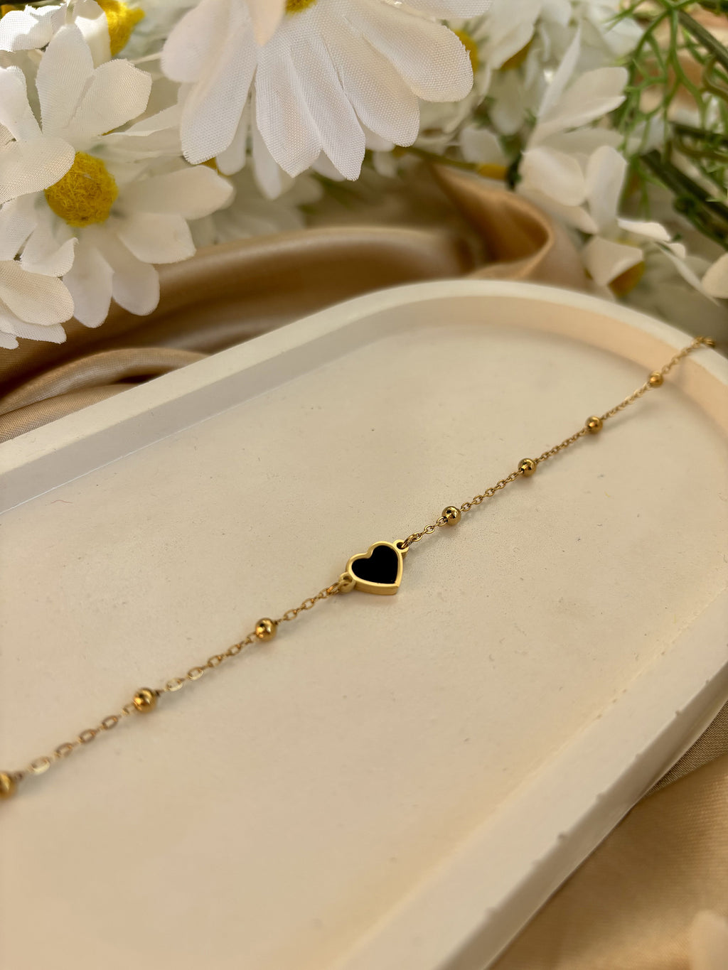 Black Heart Bracelet