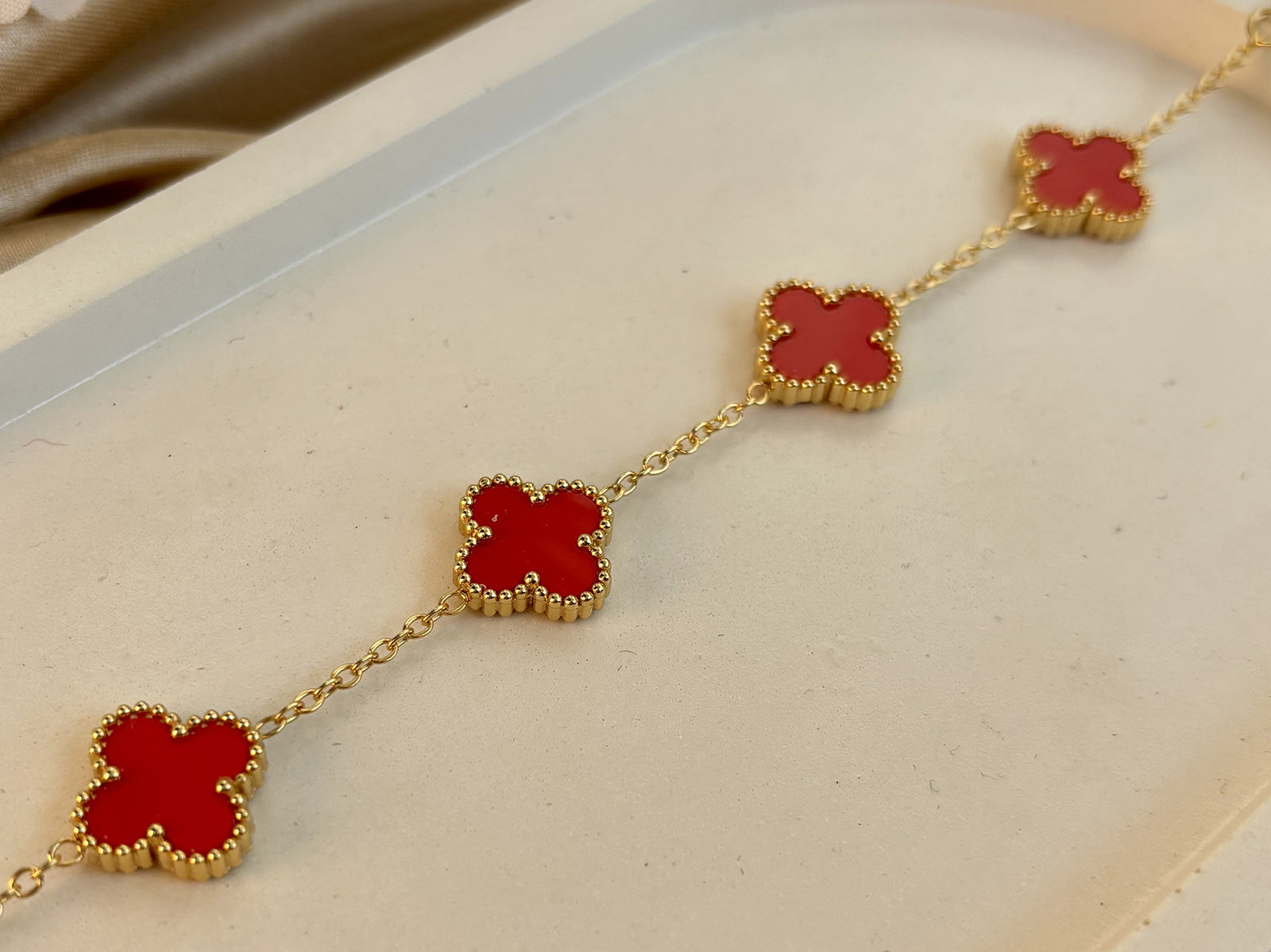 Red Clover Bracelet