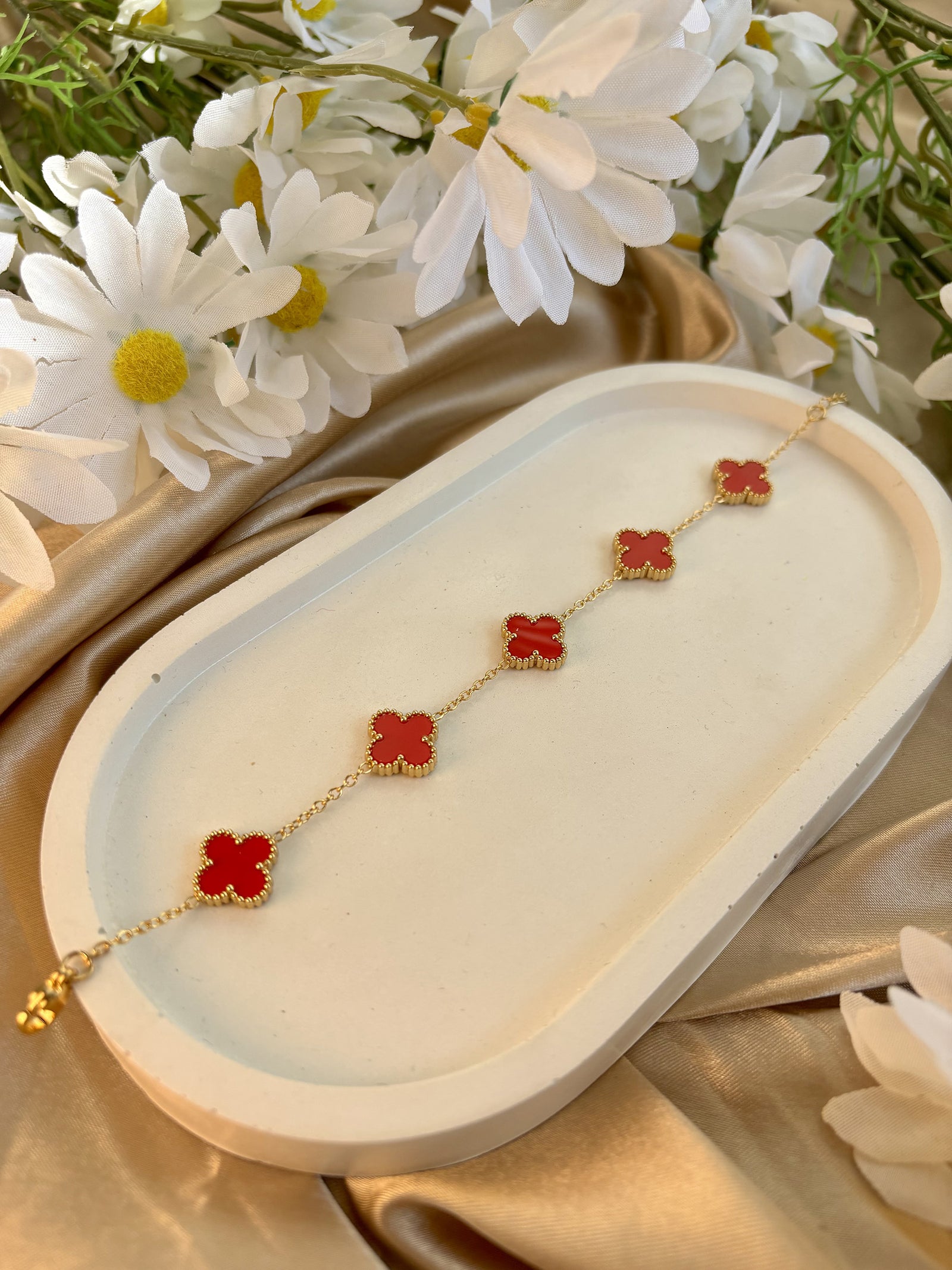 Red Clover Bracelet