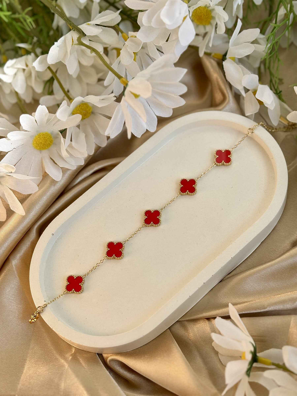 Red Clover Bracelet