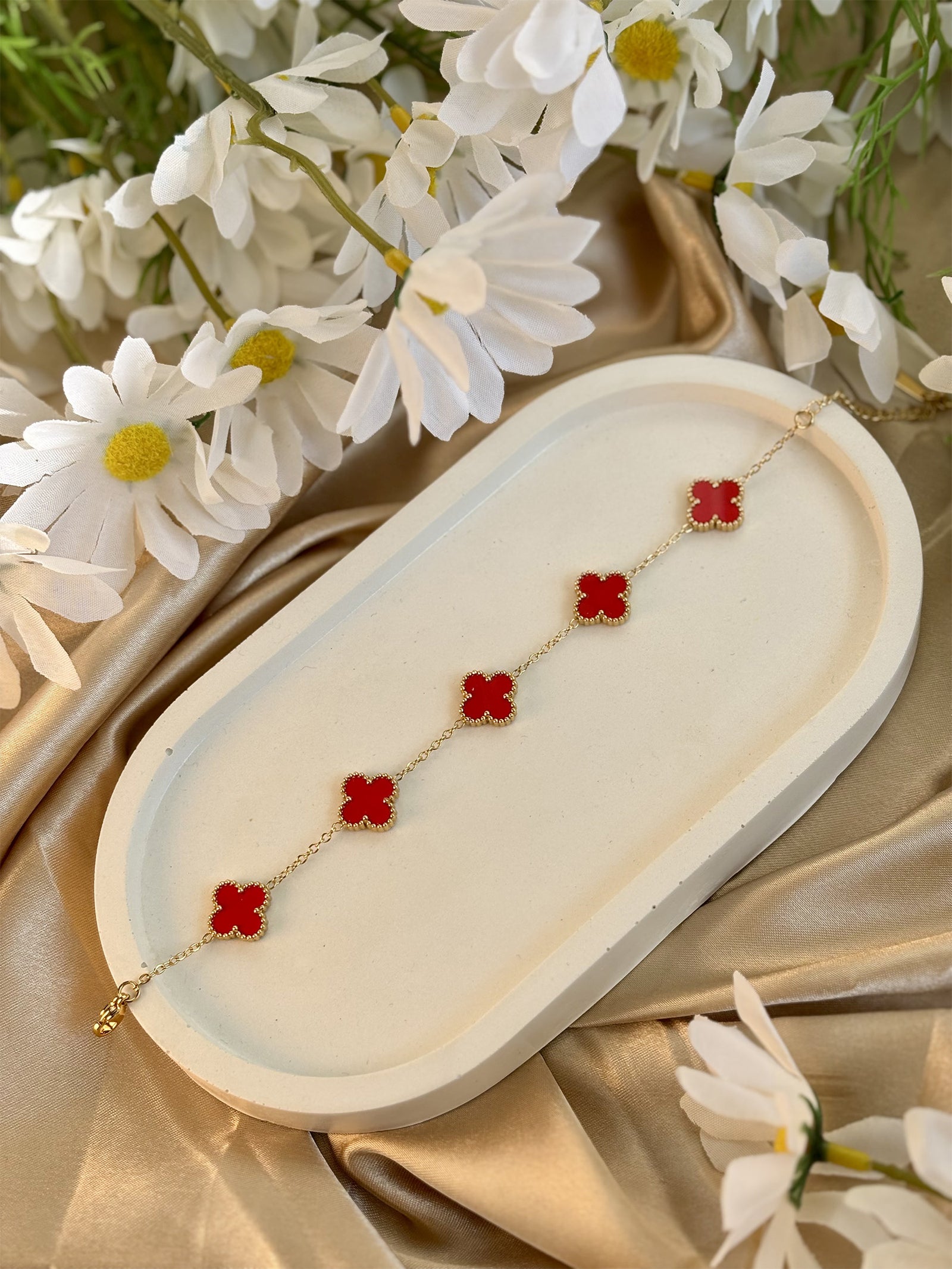Red Clover Bracelet