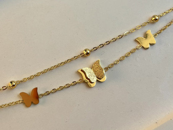 Butterfly Layered Bracelet