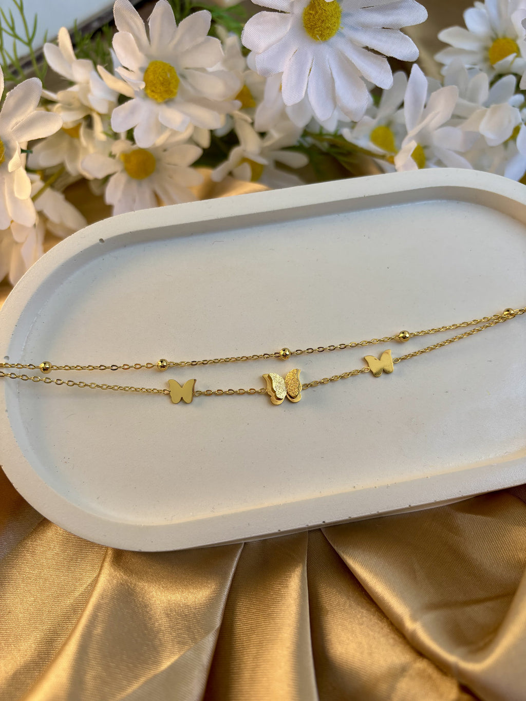 Butterfly Layered Bracelet