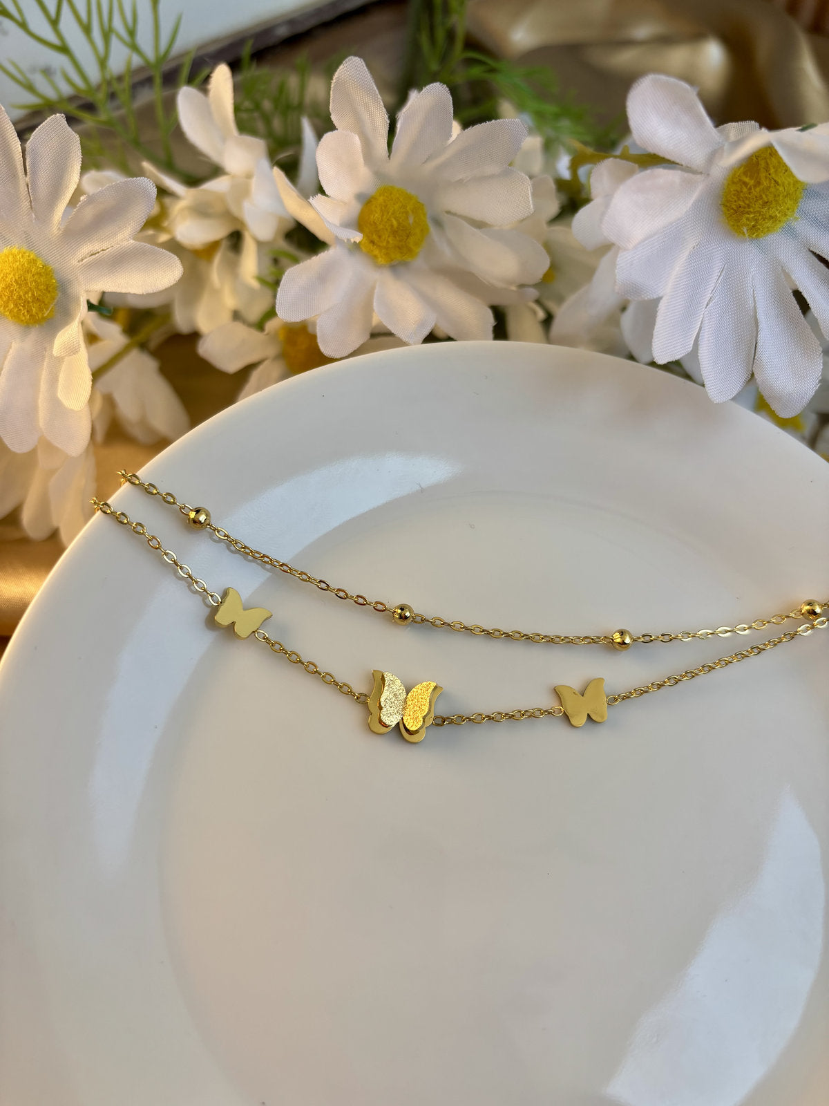 Butterfly Layered Bracelet