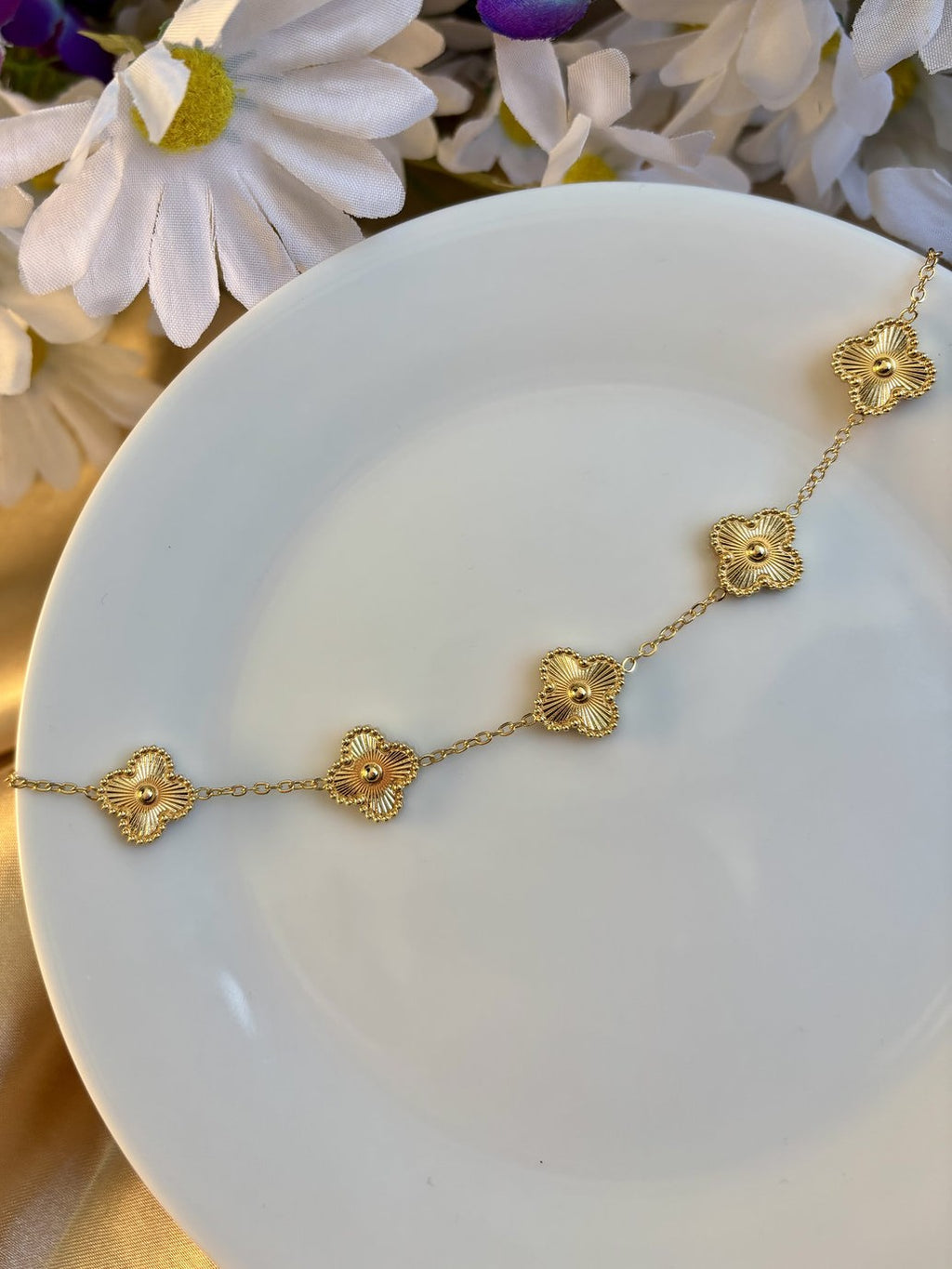 Golden Clover Bracelet