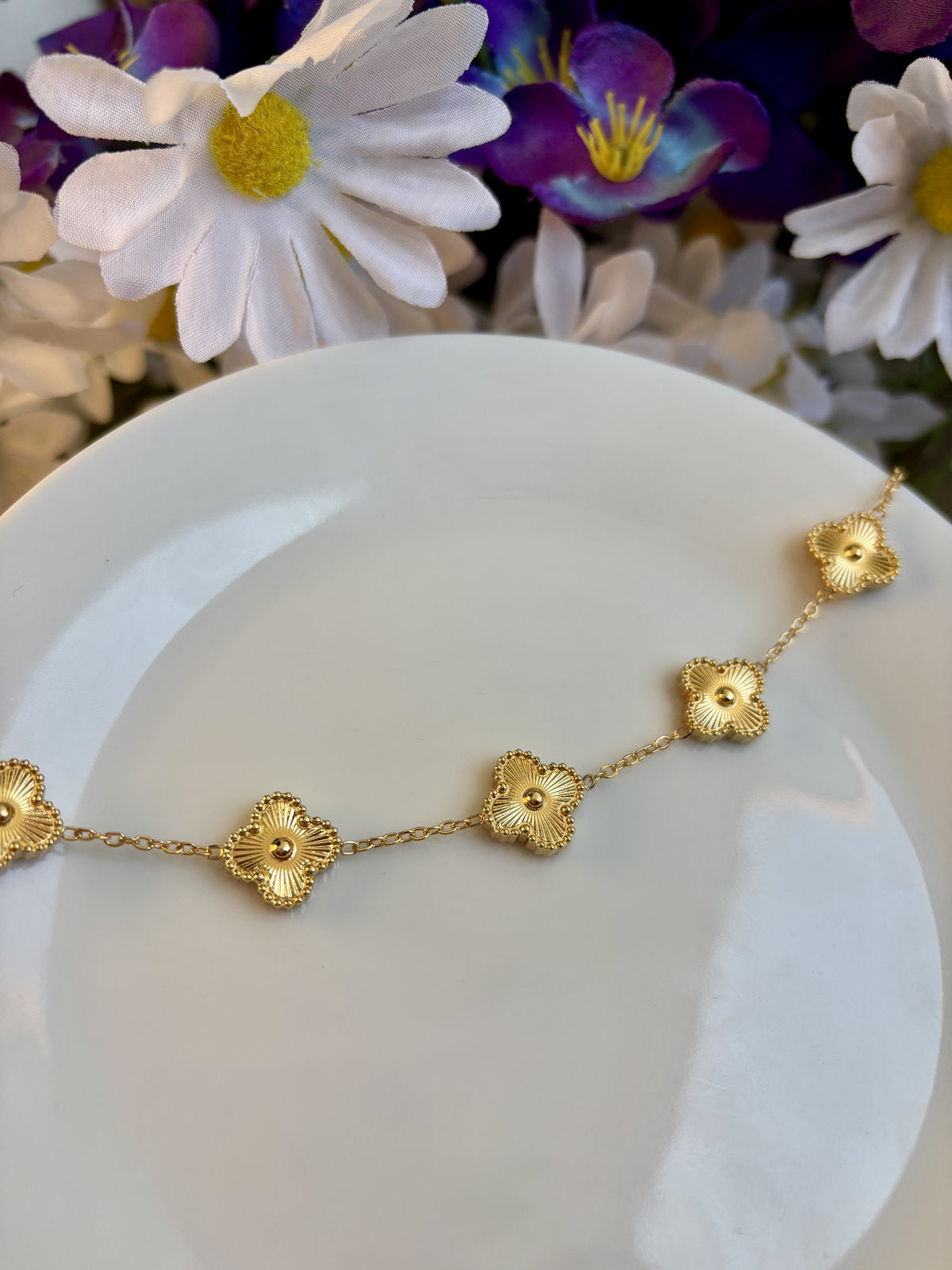 Golden Clover Bracelet