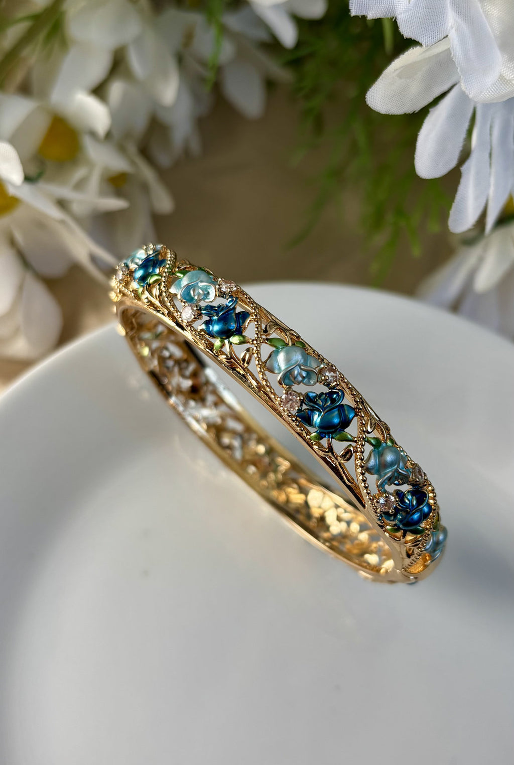 Regal Rosette - Blue