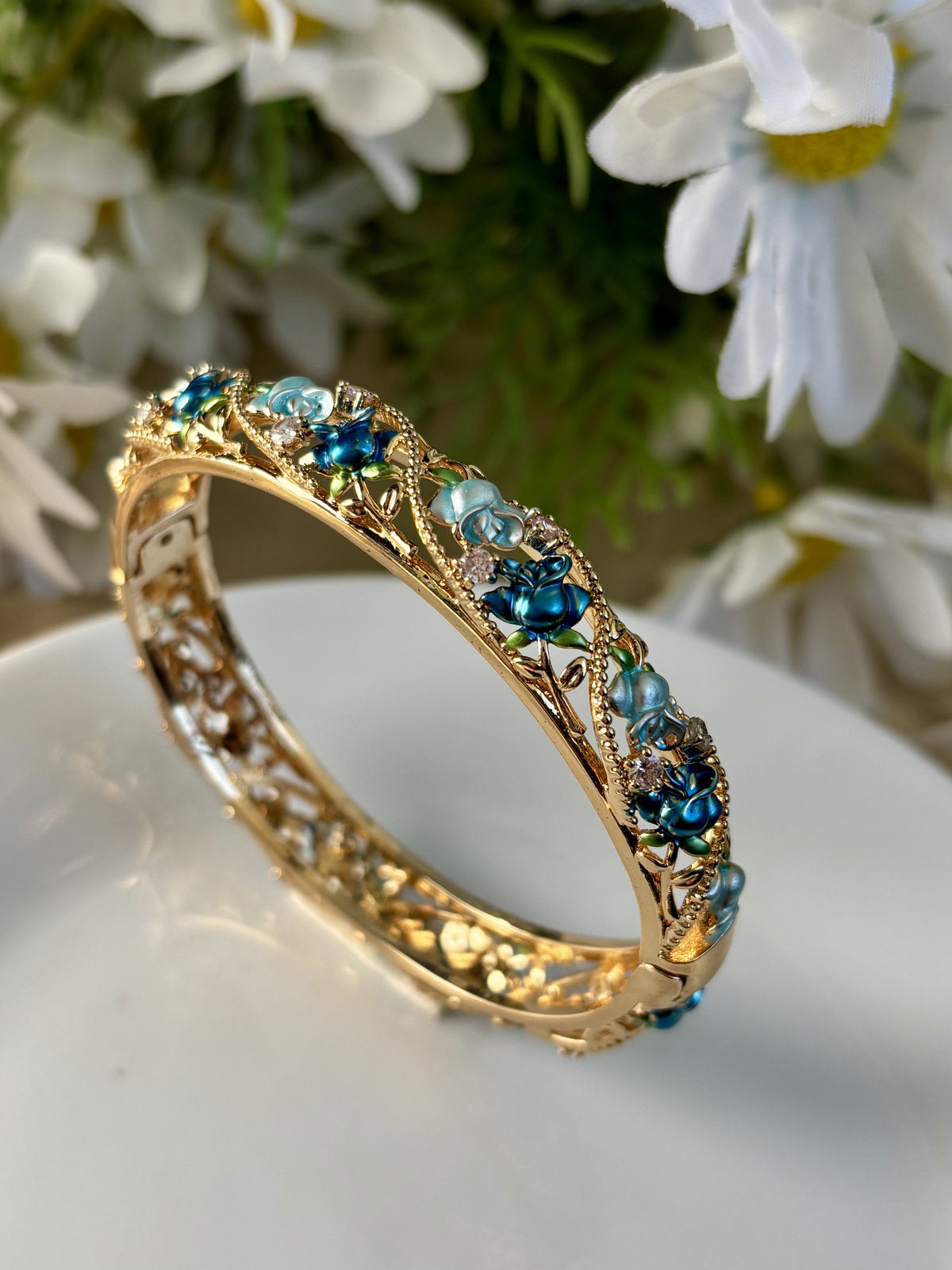 Regal Rosette - Blue