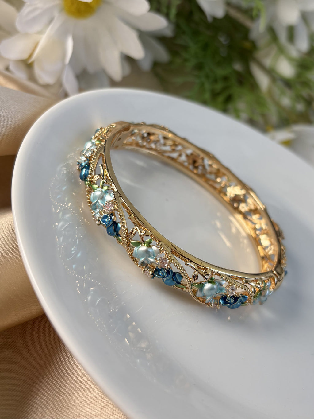 Regal Rosette - Blue