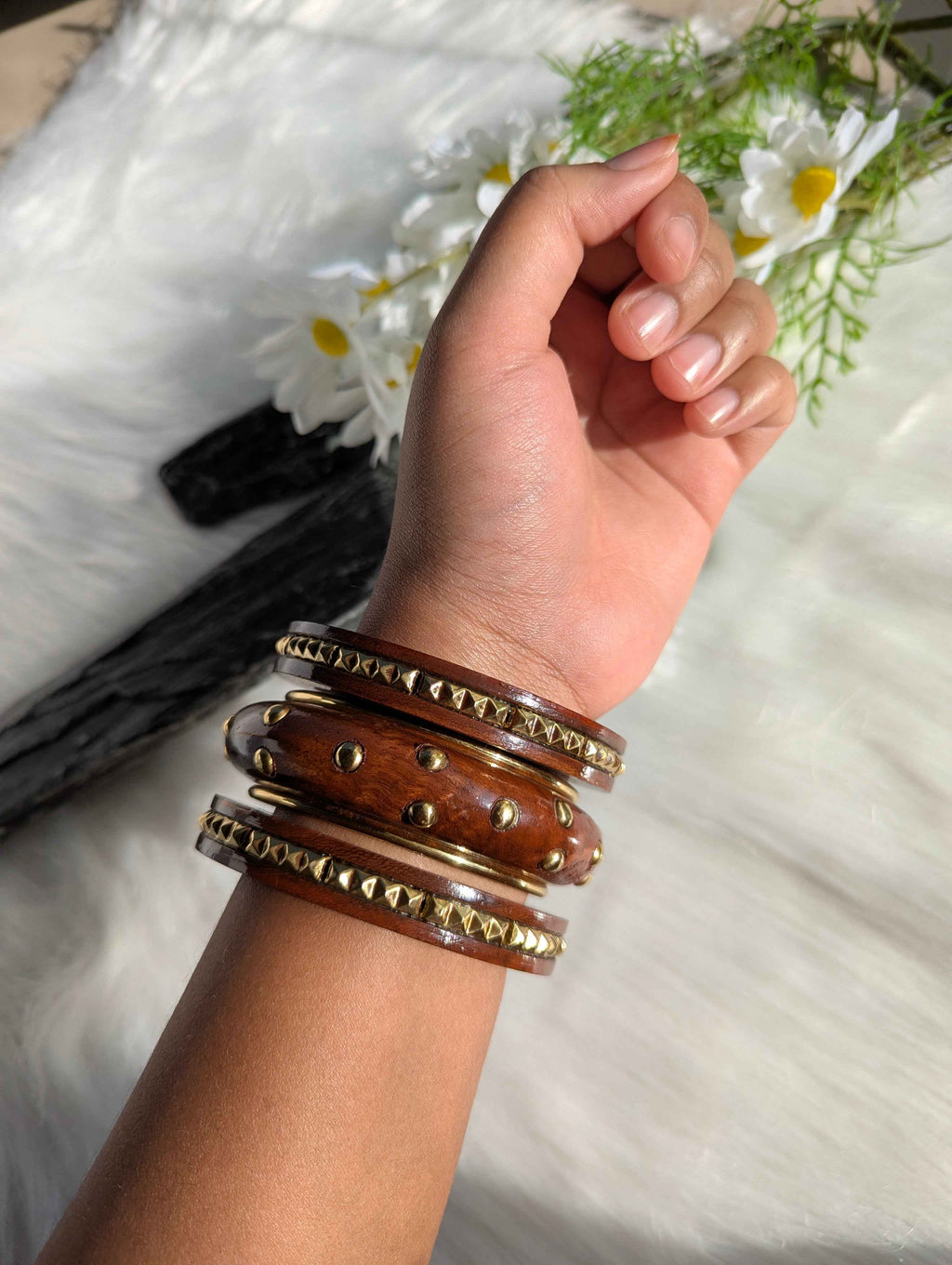Wooden Bangles Set