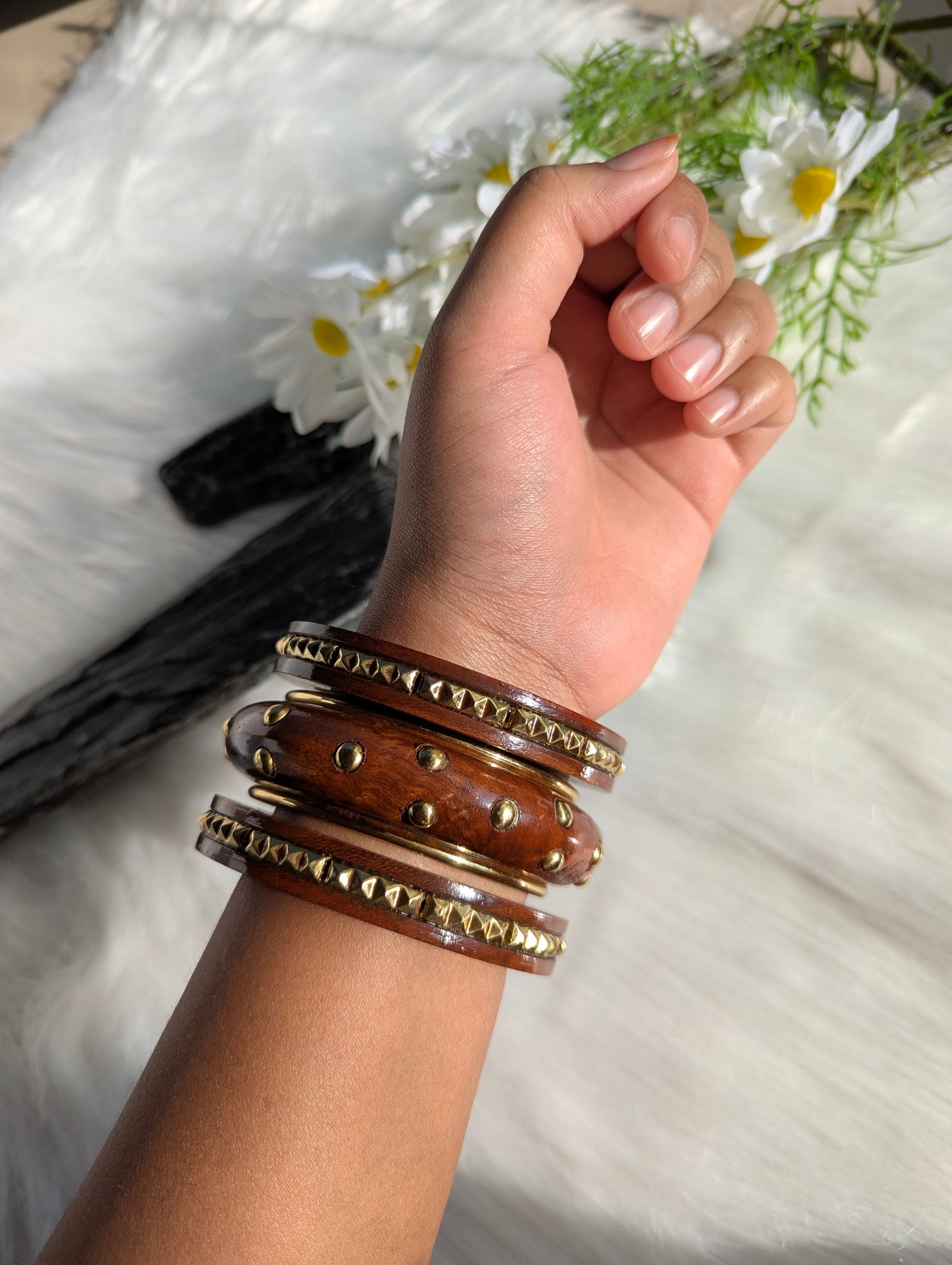 Wooden Bangles Set