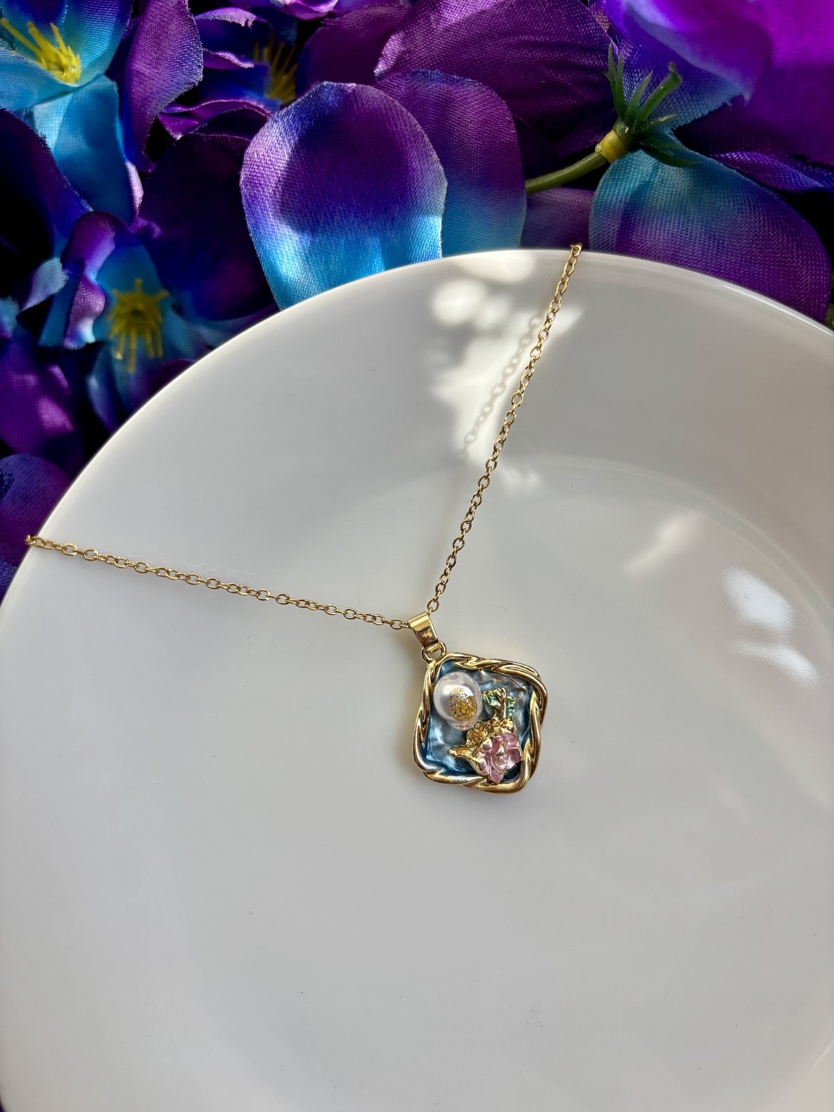 Vintage Pendant Chain - Diamond