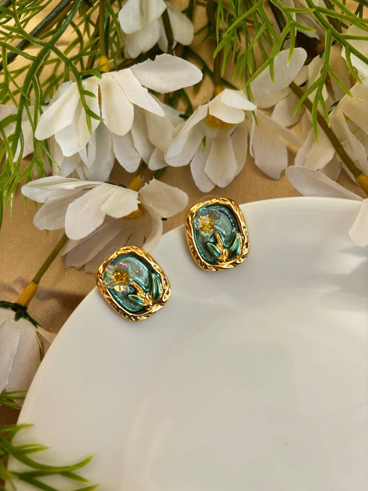 Vintage Earring - Square