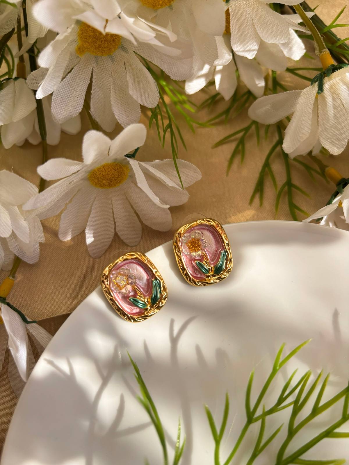 Vintage Earring - Square