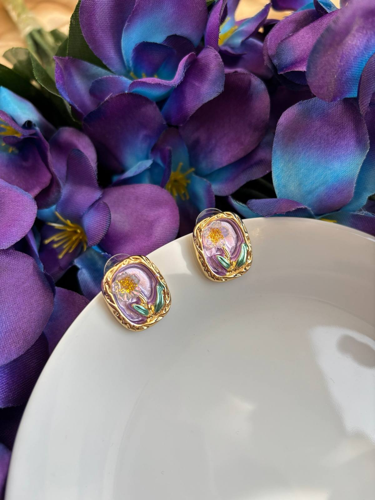 Vintage Earring - Square