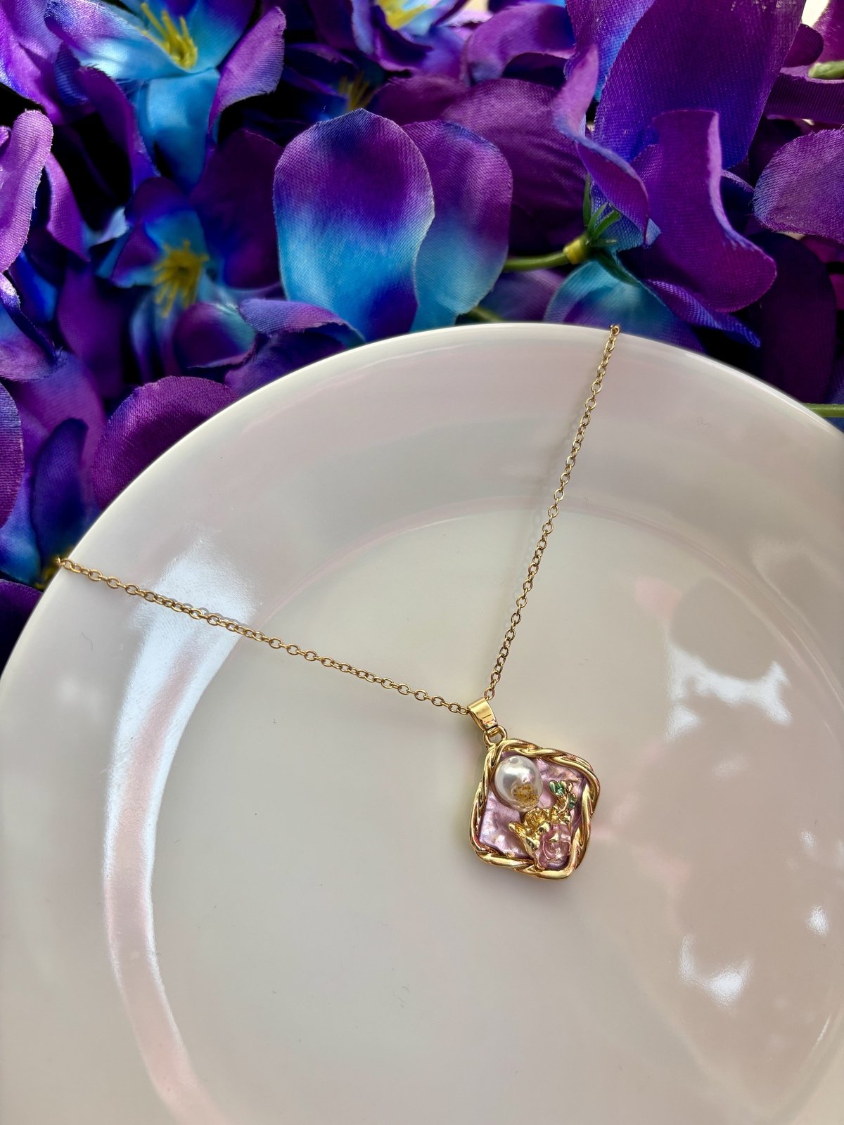 Vintage Pendant Chain - Diamond